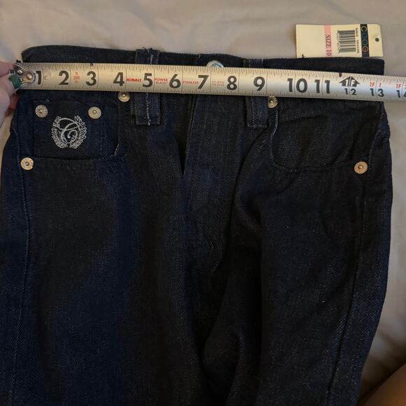 Y2K Coogi Dark Blue, Baggy, Boot Cut Jeans NWT- 10 - Picture 9 of 9